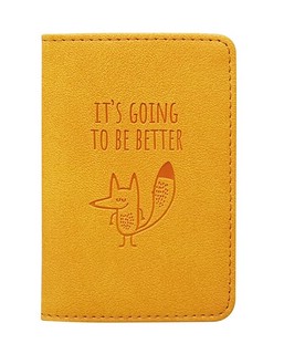 Визитница на 1 окно 77х105 мм 'Foxy' (IVZ053/orange)