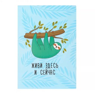 Тетрадь в розовую клетку А4 'Живи' 1