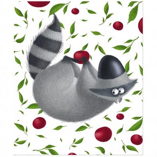 Тетрадь общая 48л, 'Енотики' на спине 1