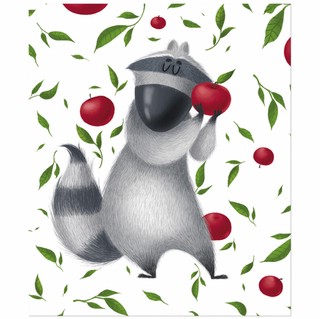 Тетрадь общая 48л, 'Енотики' спереди 1