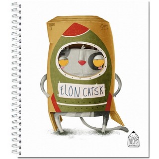 Тетрадь общая 96л на гребне, 'Котаныч' elon catck 1