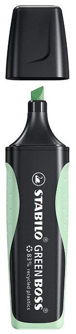 Текстовыделитель 'Green Boss Pastel' мятный