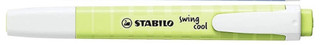 Текстовыделитель Swing Cool Pastel, 1-4 мм, лаймовый (зеленый) (275/133-8) Stabilo