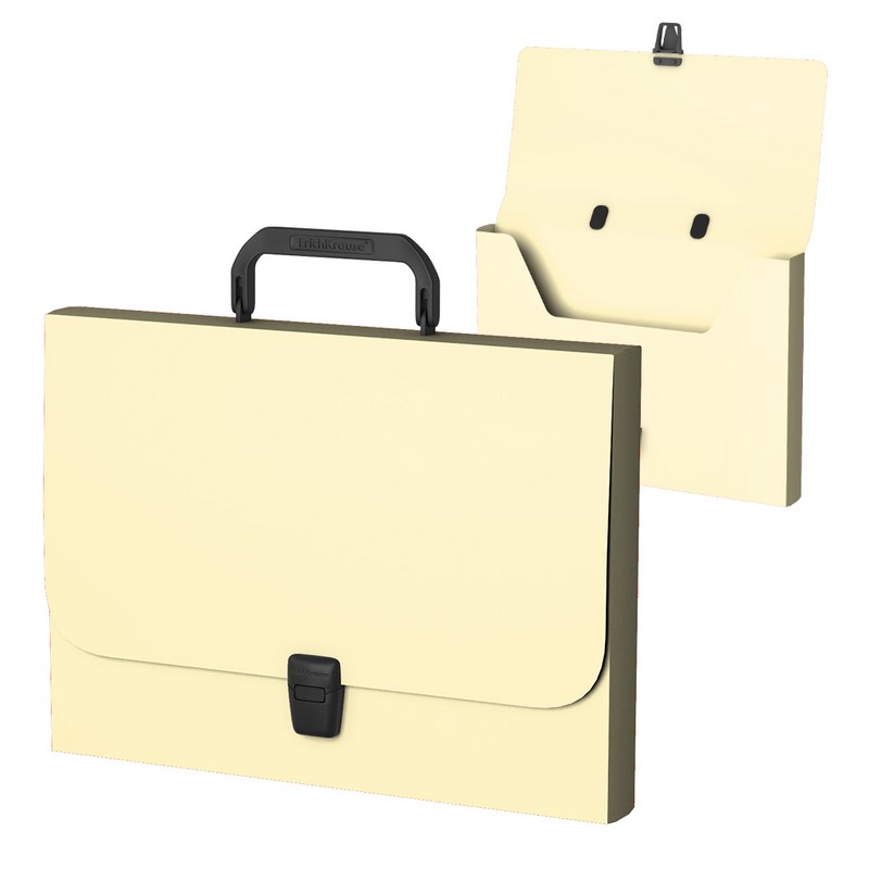 Портфель пластиковый 'Matt Pastel', FC, желтый,  ErichKrause