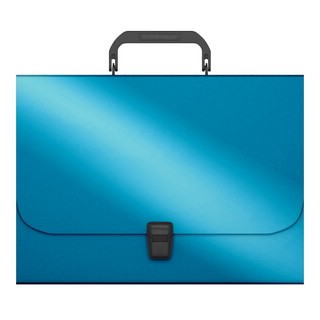 Портфель пластиковый Matt Ice Metallic, FC, голубой 3