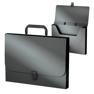 Портфель пластиковый Matt Ice Metallic, FC, серебряный 1