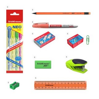 Набор настольный ErichKrause® Victoria, Neon, оранжевый 2