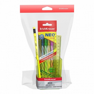 Набор настольный ErichKrause® Base, Neon, желтый 3