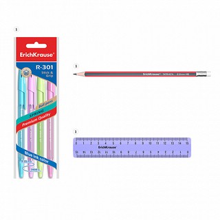 Набор настольный ErichKrause® Base, Pastel, фиолетовый 2