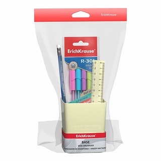 Набор настольный ErichKrause® Base, Pastel, желтый 3