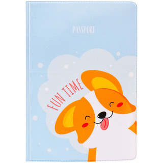 Обложка для паспорта 'Fun time' MESHU, цвет голубой