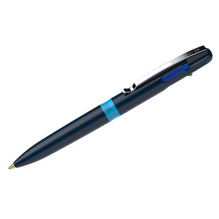 Ручка шариковая "Take 4" 1 мм, 4 цвета чернил, корпус синий