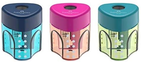 Точилка 'Grip Auto Mini', 1 отверстие Faber-Castell, цвет в ассортименте