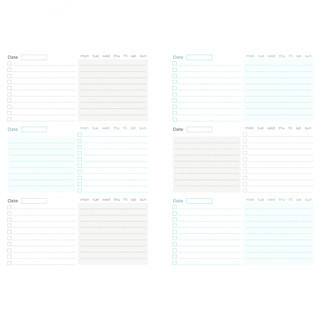 Ежедневник 'Превращай мечты в цели' Акварель бирюза, артикул KW046-000169 8