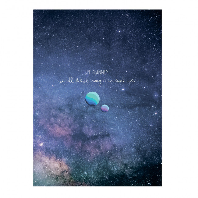 Ежедневник 'Космос' Темно-синий, артикул KW046-000175