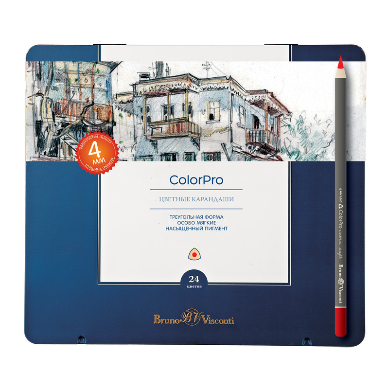 Карандаши цветные 'Colorpro', 24 цвета