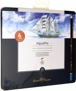 Набор акварельных карандашей 'AquaPro', 24 цвета