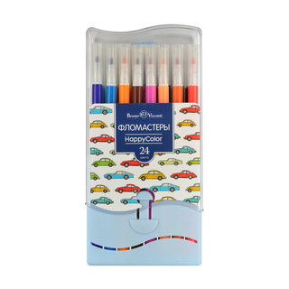 Фломастеры 'Happycolor', 24 цвета 1