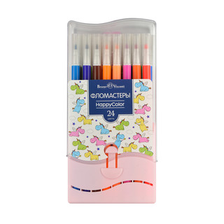 Фломастеры 'Happycolor', 24 цвета 2