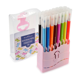Фломастеры 'Happycolor', 24 цвета 3