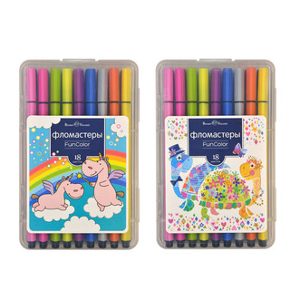 Фломастеры 'Fun Color', 18 цветов 1