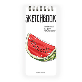 Скетчбук, 105х220 мм, 120 листов 4