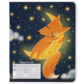 Тетрадь 'Волшебные Лисы' 18 листов, в клетку, в ассортименте. Цена за 1 шт. 2