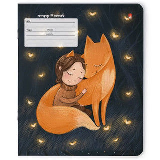 Тетрадь 'Волшебные Лисы' 18 листов, в клетку, в ассортименте. Цена за 1 шт. 3