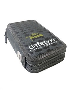 Пенал на молнии 'Танчики', 2 отделения, 200x120 мм, Bruno Visconti 2