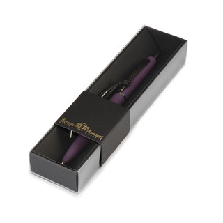 Ручка шариковая автоматическая SAN REMO 1.0 мм, фиолетовый корпус, черная коробка