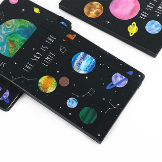 Блокнот А7 'Планеты' надпись и земля, артикул KW043-000967 10