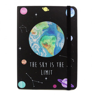 Блокнот А7 'Планеты' надпись и земля, артикул KW043-000967 1