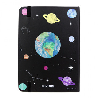 Блокнот А7 'Планеты' надпись и земля, артикул KW043-000967 2