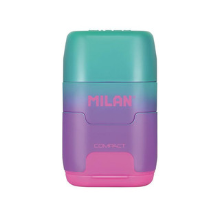 Ластик-точилка 'Compact Sunset', 67х40х25 мм, фиолетовый/розовый Milan 1