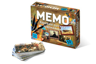 Нескучные игры Обучающая игра Мемо Картины русских художников 2