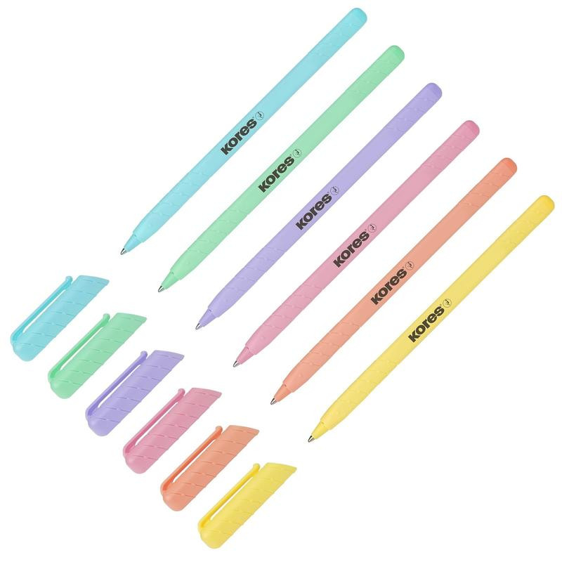 Ручка шариковая 'Pastel K0R-M', 0,7 мм, синие чернила, цвет в ассо. Цена за 1 шт.