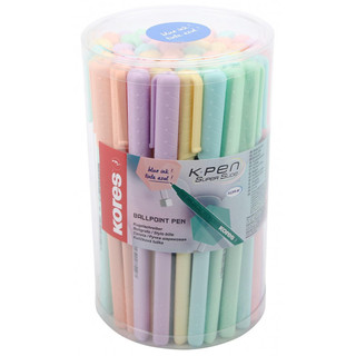 Ручка шариковая 'Pastel K0R-M', 0,7 мм, синие чернила, цвет в ассо. Цена за 1 шт. 3