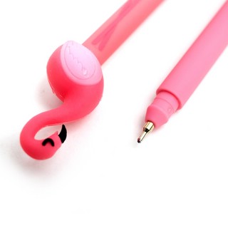 Ручка 'Фламинго' шариковая, с фигуркой фламинго, 0.7 мм, розовый soft-корпус. Цена за 1 шт. 2