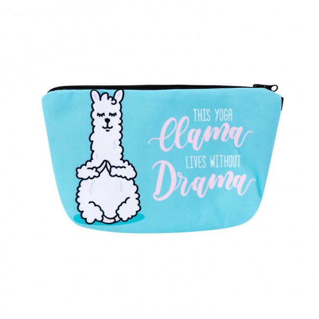 Косметичка 'Лама и йога', артикул KW182-000117