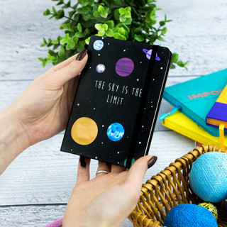 Блокнот А6 'Планеты' надпись по центру, артикул KW043-000961 11