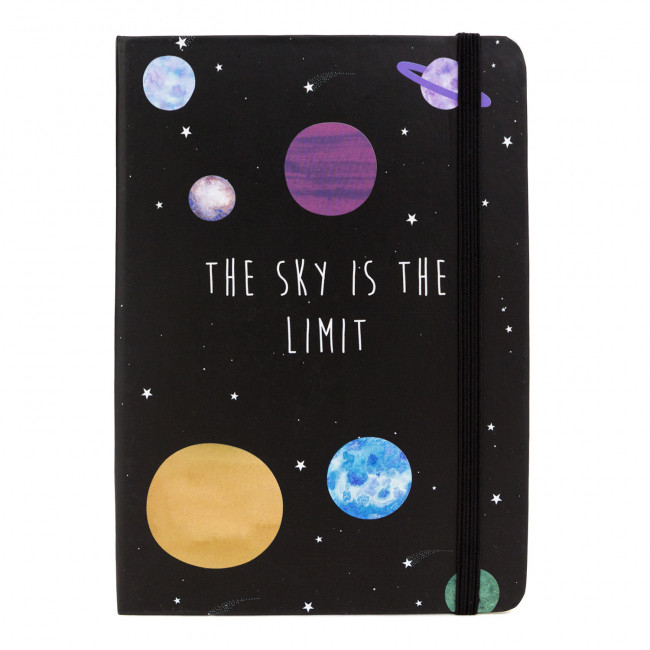 Блокнот А7 'Планеты' надпись по центру, артикул KW043-000965