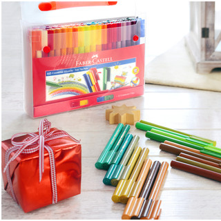 Фломастеры 'Connector' 60 цветов, смываемые, соединяемые колпачки, пластик. уп., европодв 2