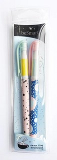 Набор гелевых ручек 'Bunny' 0.5 мм, чернила черные+синие, в наборе 2 ручки