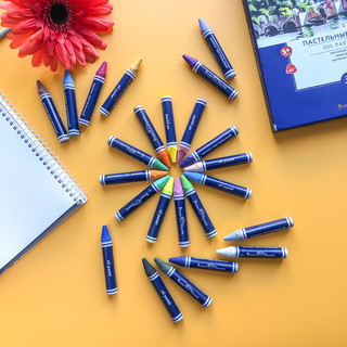 Мелки пастельные на масляной основе, 24 цвета Bruno Visconti 3