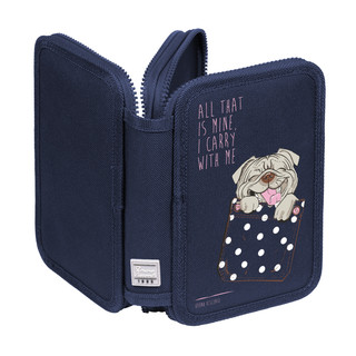 Пенал на молнии 'Собачка', два отделения, 200х130 мм, Bruno Visconti 3