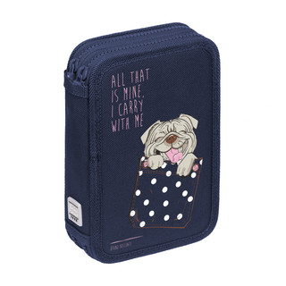 Пенал на молнии 'Собачка', два отделения, 200х130 мм, Bruno Visconti 4