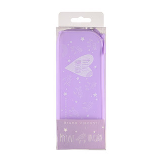 Пенал на молнии 'Единорог и радуга', 180х50х70 мм 2