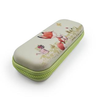 Пенал на молнии 'Лисенок', цвет зеленый 4