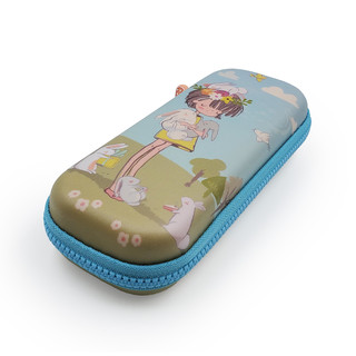 Пенал на молнии 'Девочка и кролики' 4