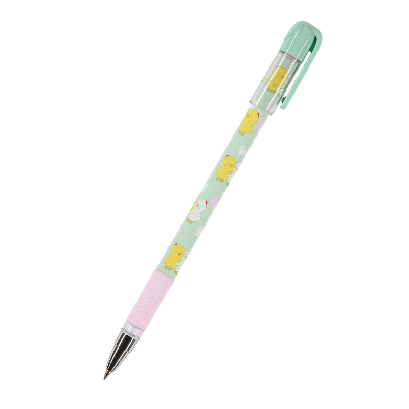 Ручка шариковая 'Цыплята' 0.5 мм, синяя